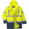 Unimet 5 viename dviejų spalvų striukė Portwest S766, Dydis: XL, Pw spalvos: Geltona/Navy