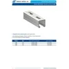 Unimet MONTAVIMO PROFILIO TIPAS MF 2.0 (41*41*2MM) ILGIS 2000MM [vnt.] - N-0741412020