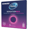 Unimil Senstation Max prezervatyvai su didžiausiu taškų skaičiumi 3 vnt.