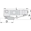 Unior pneumatinis kampinis šlifuoklis, TARCZA 125 MM