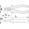 Unior šoninio pjovimo replės 160 mm (607884)