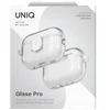 „Uniq Glase Pro“ dėklas, skirtas „AirPods Pro 3“ – su užraktu – permatomas