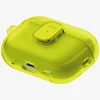 „Uniq Glase Pro“ dėklas, skirtas „AirPods Pro 3“ ausinėms, su užraktu – permatomas, geltonas