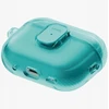 „Uniq Glase Pro“ dėklas, skirtas „AirPods Pro 3“ ausinėms, su užraktu – permatomas Mėlyna