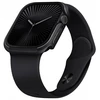 UNIQ Valencia dėklas Watch Series 46mm midnight juodos spalvos