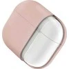 UNIQ dėklas Lino AirPods 4 Silicone rožinės spalvos blush