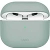 UNIQ dėklas Lino AirPods 4 Silicone iceplant žalias