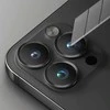 Uniq Optix Clear Camera Lens Protector iPhone 16/16 Plus su aplikatoriumi - Clear Juodas