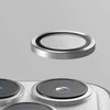 Uniq Optix Clear Camera Lens Protector iPhone 16/16 Plus su aplikatoriumi - Clear Juodas