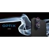 Uniq Optix Clear Camera Lens Protector iPhone 16/16 Plus su aplikatoriumi - Clear Juodas
