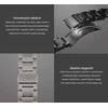 UNIQ apyrankė Osta Apple Watch 42/44/45/ 49mm Series 1/2/3/4/5/6/7/8/9/10/SE/SE2/Ultra/Ultra 2 Stainless Steel juodos spalvos