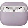 UNIQ dėklas Lino AirPods ProSilicone llevandų spalvos