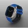 UNIQ apyrankė Linus Apple Watch Series1/2/3/4/5/6/7/8/9/SE/SE2/Ultra/Ultra 2 42/44/45/49mm Airosoft Silicone mėlynos spalvos