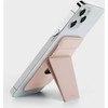 Dėklas UNIQ Lyft Magnetic phone holder snap-on stand and card holder rožinės spalvos