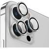 UNIQ Optix Aliuminio Camera LensProtector Apple iPhone 14 Pro 6.1" / 14 Pro Max 6.7" sterling sidabrinis su aplkatoiumi