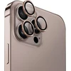 UNIQ Optix Aluminum Camera Lens Protector Apple iPhone 16 Pro 6.3″ /16 Pro Max 6.9″ taupe auksinis glass on o