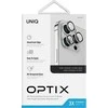 UNIQ Optix Aliuminio Camera LensProtector Apple iPhone 14 Pro 6.1" / 14 Pro Max 6.7" sterling sidabrinis su aplkatoiumi