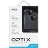 UNIQ Optix Aliuminio Camera LensProtector Apple iPhone 14 6.1" / 14 Plus 6.7" midnight juodas su aplkatoiumi