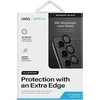 UNIQ Optix Aliuminio Camera LensProtector Samsung Galaxy S24 S921 midnight juodas su aplkatoiumi