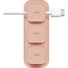 UNIQ Pod Mag magnetic cable organizer + base blush rožinės spalvos