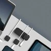 UNIQ Pod Mag magnetic cable organizer + base blush rožinės spalvos