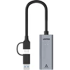 Unitek Adapteris USB-A / USB-C do Gigabit Ethernet 1Gbps (Y-3465AGY01)
