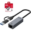 Unitek Adapteris USB-A / USB-C do Gigabit Ethernet 1Gbps (Y-3465AGY01)