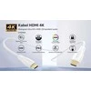 Unitek HDMI 2.0 4K kabelis baltas 1m