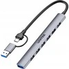Unitek 7-in-1 USB šakotuvas su USB-A ir USB-C jungtimis