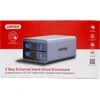 Unitek RAID korpusas, skirtas SATA 2,5"/3,5" 4 režimų 40TB USB C 10Gb/s