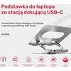 Reguliuojamas nešiojamojo kompiuterio stovas + USB-C HDMI šakotuvas Unitek D1109B01 PD 100W