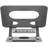 UNITEK STAND WITH HUB USB-C 5W1 PD100W HDMI RJ45