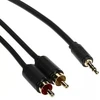 PRZEWÓD C19023BK03 2 x CINCH / Jack TRS 3.5 mm 5 m UNITEK