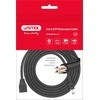 UNITEK Cat 6 STP 8P8C RJ45 Ethernet ilgintuvas M/F 5m C1896BK-5M