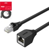 UNITEK Cat 6 STP 8P8C RJ45 Ethernet ilgintuvas M/F 2m C1896BK-2M