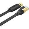 UNITEK Y-SP02001B USB 2.0 į RJ45 konsolės apverčiamas plokščias 1,8 m kabelis