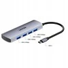 USB šakotuvas „Unitek“ 4w1 USB-C 10 Gbps, 4x USB-A H1112EGY01