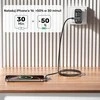 UNITEK C14147ABK01-0.5M - USB C 90°/90° PD 100W M/M 1M