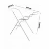 KEEEPER 10015 DAWID Universalus vonios stovas 84 ir 100 cm, baltas