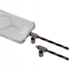 Universal phone lanyard kabelis 2in1 Skinarma Dyno Ve USB-C/USB-C juodos spalvos