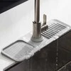 UNIWERSALNA MATA OCIEKOWA SILIKONOWA DO ZLEWU ZLEWOZMYWAKA 45 x 14cm BRUNBESTE BB-3329 Pilka