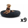 Unizoo Pliušinė lova L 80cm - tamsiai pilka x 9