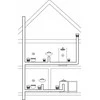 Vidaus kanalizacijos alsuoklis UPONOR, HypAir d32-63
