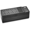 APC Back-UPS, 500VA/300W grindų/sieninis montavimas, 230V, 8x britų BS1363A lizdai, USB Type A prievadas, naudotojo keičiama baterija, rezervinis (neaktyvusis), 0,5 kVA, 300 W, laipsniškas, 180 V, 266 V