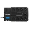 CYBERPOWER BR1000ELCD Line-Interactive UPS 1000VA/600W GreenPower energijos taupymo technologija LCD USB 4+4 Schuko