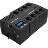 CYBERPOWER BR1200ELCD Line-Interactive UPS 1200VA/720W GreenPower energijos taupymo technologija LCD USB 4+4 lizdas Schuko tipo