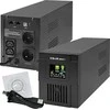 QOLTEC 53771 nepertraukiamo maitinimo linijos interaktyvus monolitas 2000VA 1200W LCD USB