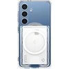Dėklas „Spigen Ultra Hybrid“ piniginė „MagSafe+“, krištolo skaidrumo – „Samsung Galaxy S25“ serijai