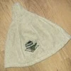 Namu_Tekstil Medvilninė pirties kepurė su kubilo paveikslėliu, balta
