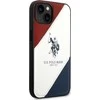Dėklas „Us Polo Assn“ „US Polo“ USHCP14SPSO3 „Apple iPhone 14 / 15 / 13“ 6,1 colio baltos spalvos su įspaudu